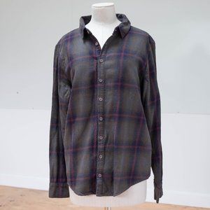 Basic Flannel Button-up Shirt by CP Shades